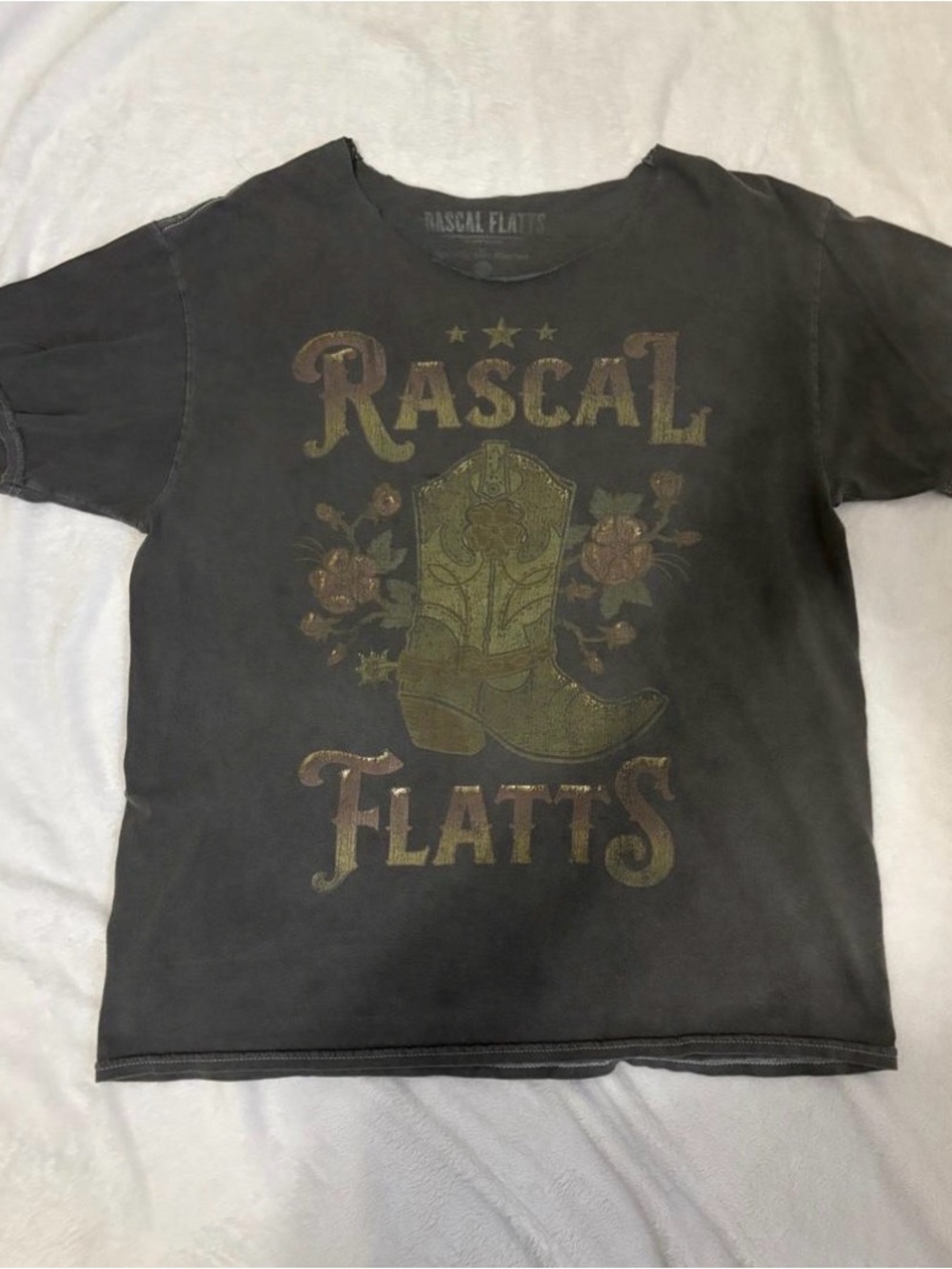 Kids Graphic Tee - Black with Gold Print